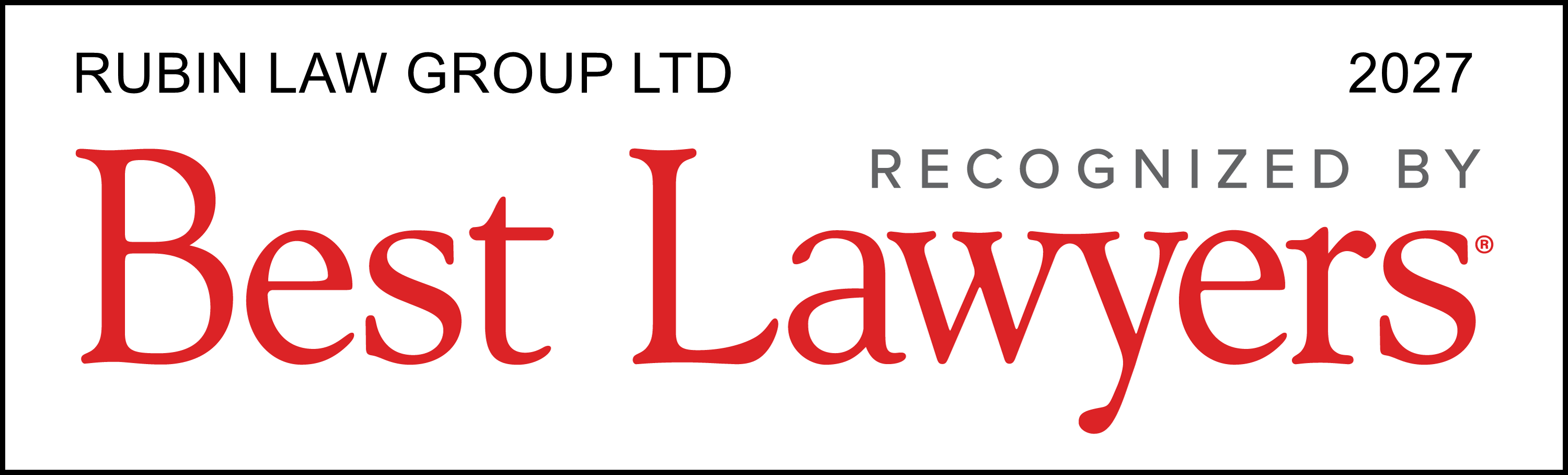 2027 Best Lawyers firms badge